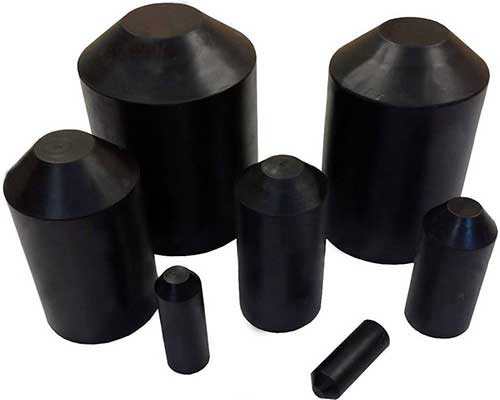 Heat shrink cable end caps